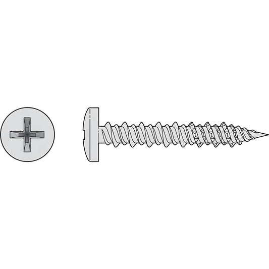 Marine Screw, Pan Head - #10 X 3/4 In. #2 Phillips Drive, Type 316 (100-Qty) (Pack Of 5)-T10J075PXC-SP244-354