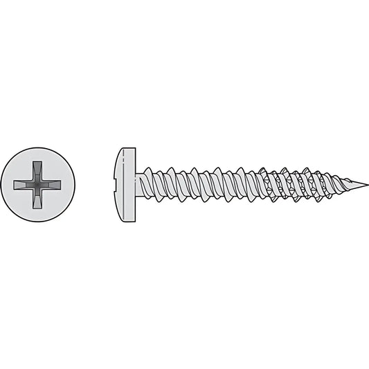 Marine Screw, Pan Head - #10 X 3/4 In. #2 Phillips Drive, Type 316 (100-Qty)-T10J075PXC-SP8425-8978