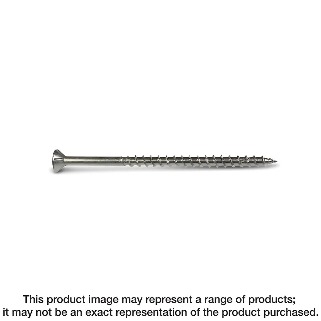 Strong-Drive® Dwp Wood Ss Screw - #12 X 3-1/2 In. T-27, Flat Head, Type 316 (1000-Qty)-T12350WPB-SP5323-5711