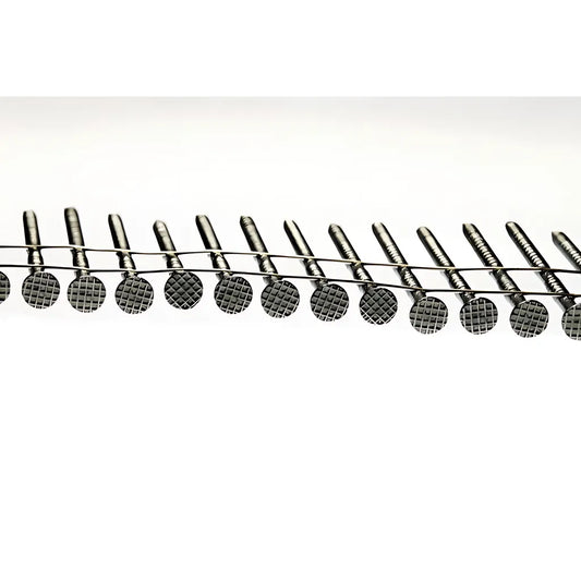15° Wire Coil, Full Round Head, Ring-Shank Decking/Framing Nail - 2-1/2 In. X .099 In. Type 316 (1800-Qty)-T12A250PNJ-SP255-363