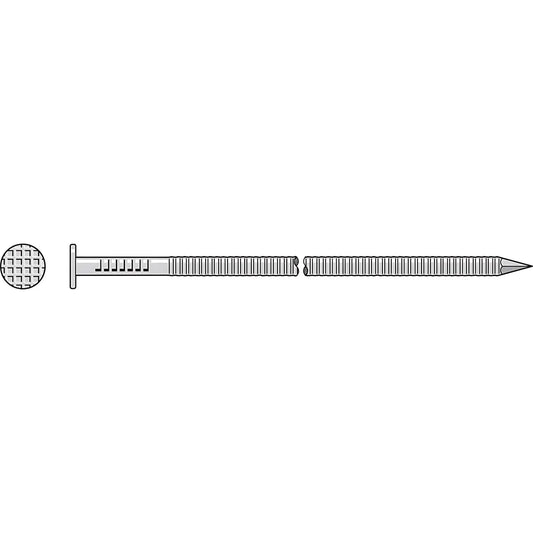 Common Nail, Annular Ring Shank - 3-1/2 In. X .162 In. Type 316 Stainless Steel (25-Qty)-T16ACN25P-SP8520-9079