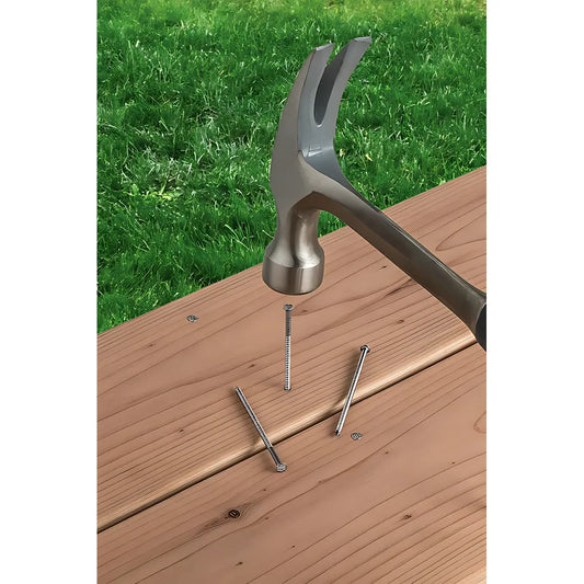 Cedar And Redwood Decking Nail - 2-1/2 In. X .113 In. Type 316 Stainless Steel (25 Lb.)-T8CRDB-SP15-96