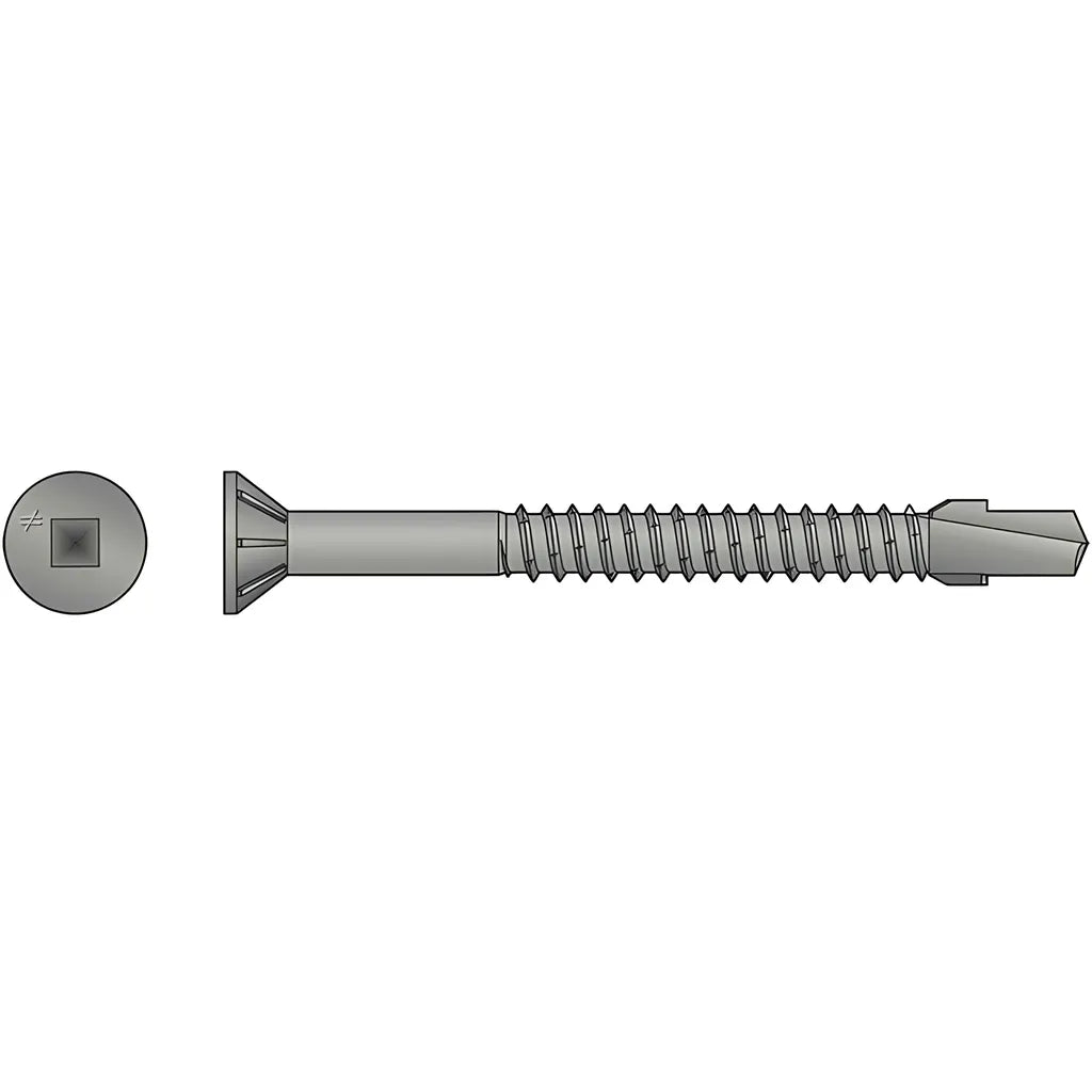 Strong-Drive® Tb Wood-To-Steel Screw - #12 X 2-3/8 In. #3 Sq, N2000® (1550-Qty)-TBG1260R1500-SP8705-9272