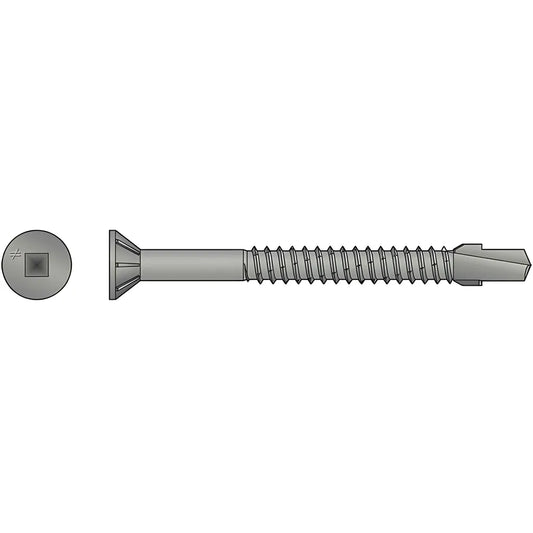 Strong-DriveĀ® Tb Wood-To-Steel Screw - #12 X 2-3/8 In. #3 Sq, N2000Ā® (1550-Qty)-TBG1260R1500-SP8705-9272