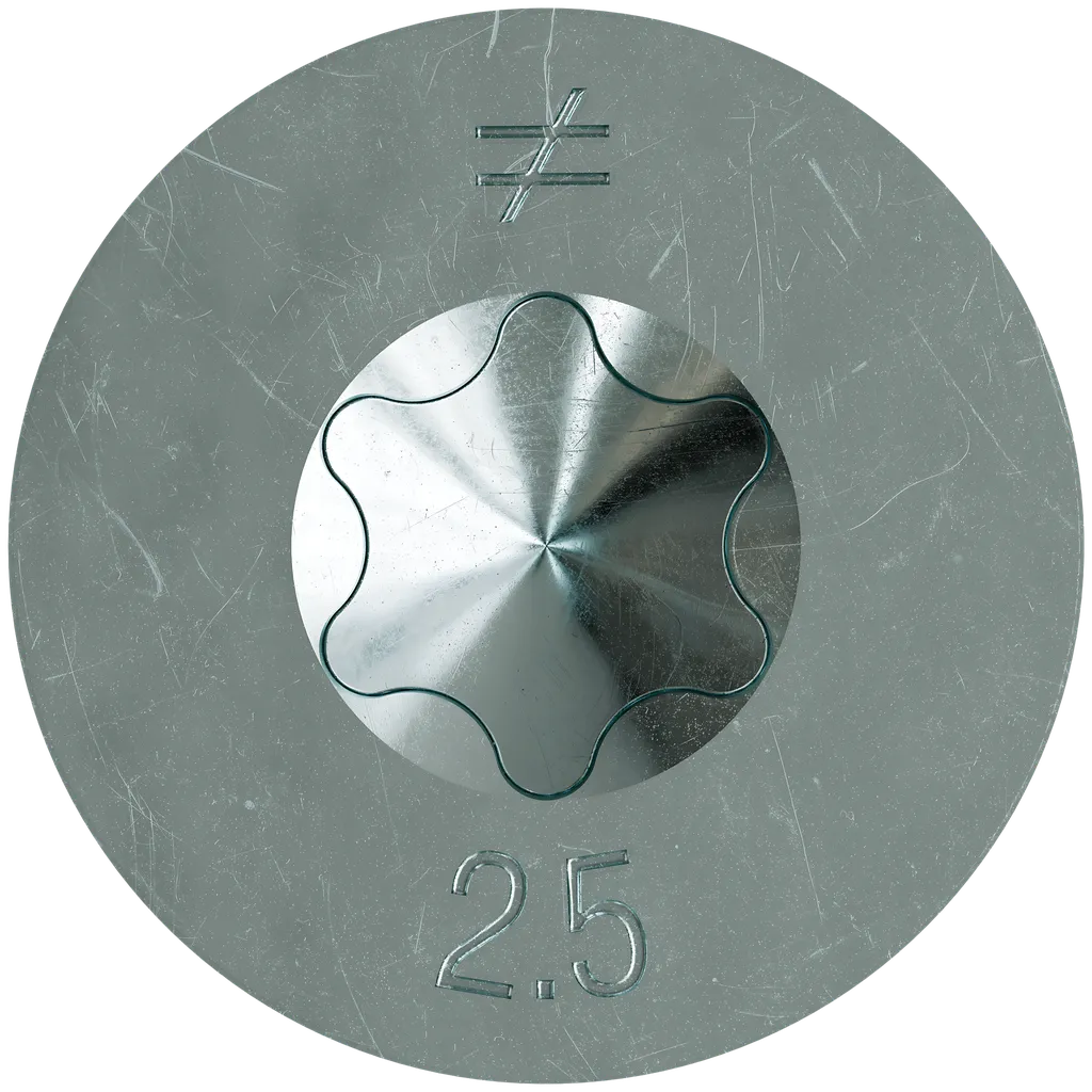 Titen Hd® 3/8 In. X 2-1/2 In. Zinc-Plated Countersunk Head Heavy-Duty Screw Anchor (50-Qty)-THD37212CS-SP7513-8020