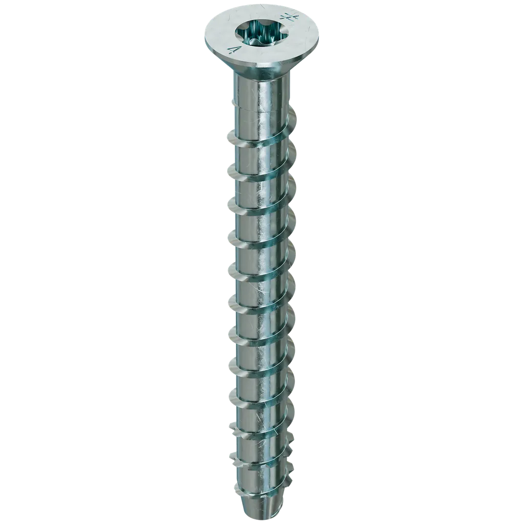 Titen Hd® 3/8 In. X 4 In. Zinc-Plated Countersunk Head Heavy-Duty Screw Anchor (50-Qty) (Pack Of 4)-THD37400CS-SP97-187