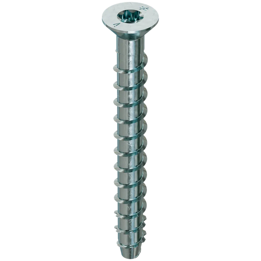 Titen Hd® 3/8 In. X 4 In. Zinc-Plated Countersunk Head Heavy-Duty Screw Anchor (50-Qty) (Pack Of 4)-THD37400CS-SP97-187