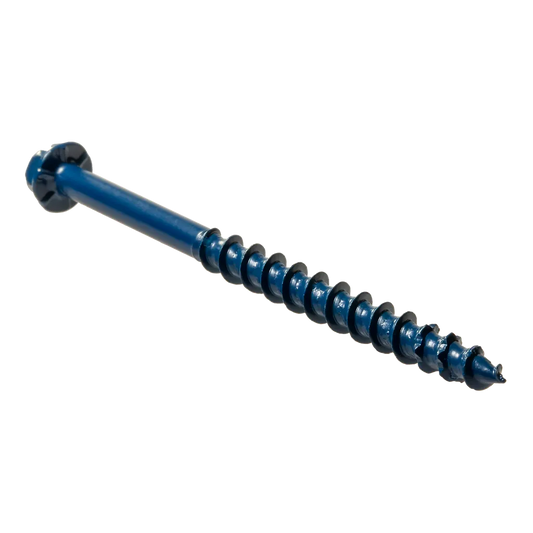 Titen Turbo - 3/16 In. X 2-3/4 In. Hex-Head Concrete And Masonry Screw, Blue (100-Qty) (Pack Of 5)-TNT18234H-SP9222-9816
