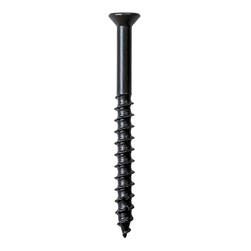 Titen Turbo - 1/4 In. X 2-3/4 In. 6-Lobe Trim-Head Concrete And Masonry Screw, Bronze (100-Qty)-TNTB25234TTR-SP5106-5481