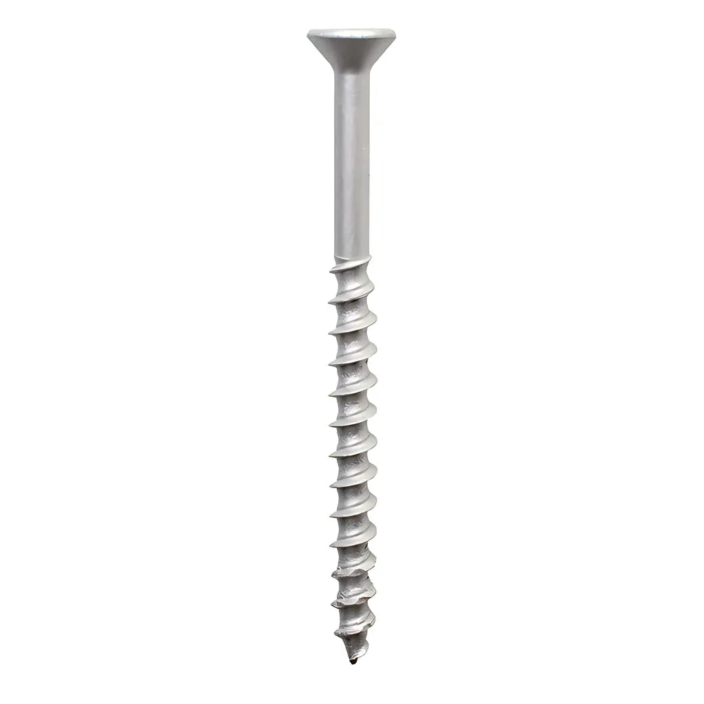 Titen Turbo - 1/4 In. X 2-3/4 In. 6-Lobe Flat-Head Concrete And Masonry Screw, Silver (1000-Qty)-TNTS25234TFB-SP884-1029