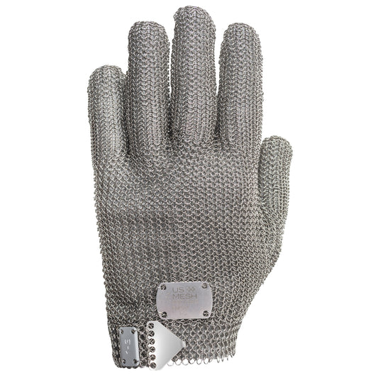 WPP USM-1180-XS Stainless Steel Mesh Glove with Steel Prong Closure - Wrist Length