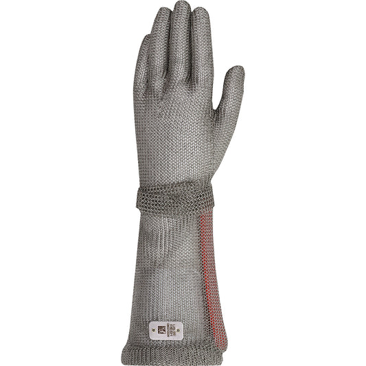 US Mesh USM-1547-L Stainless Steel Mesh Glove with Spring Closure - Forearm Length