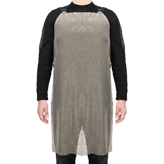 Wpp Usm-2107 Stainless Steel Mesh Apron With 3-Piece Elastic Strap USM-2107-24756