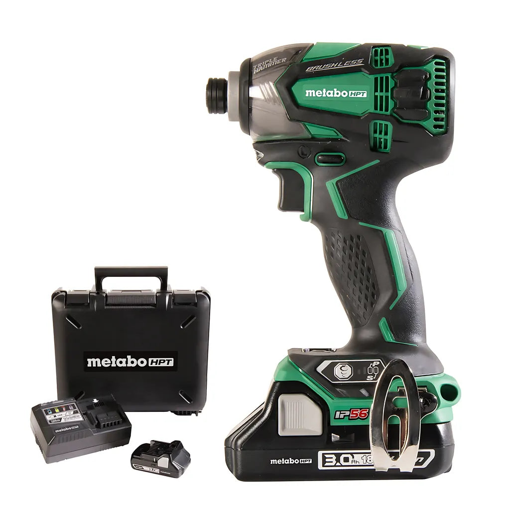 18V Brushless Li-Ion Triple Hammer Impact Driver-WH18DBDL2M-1240
