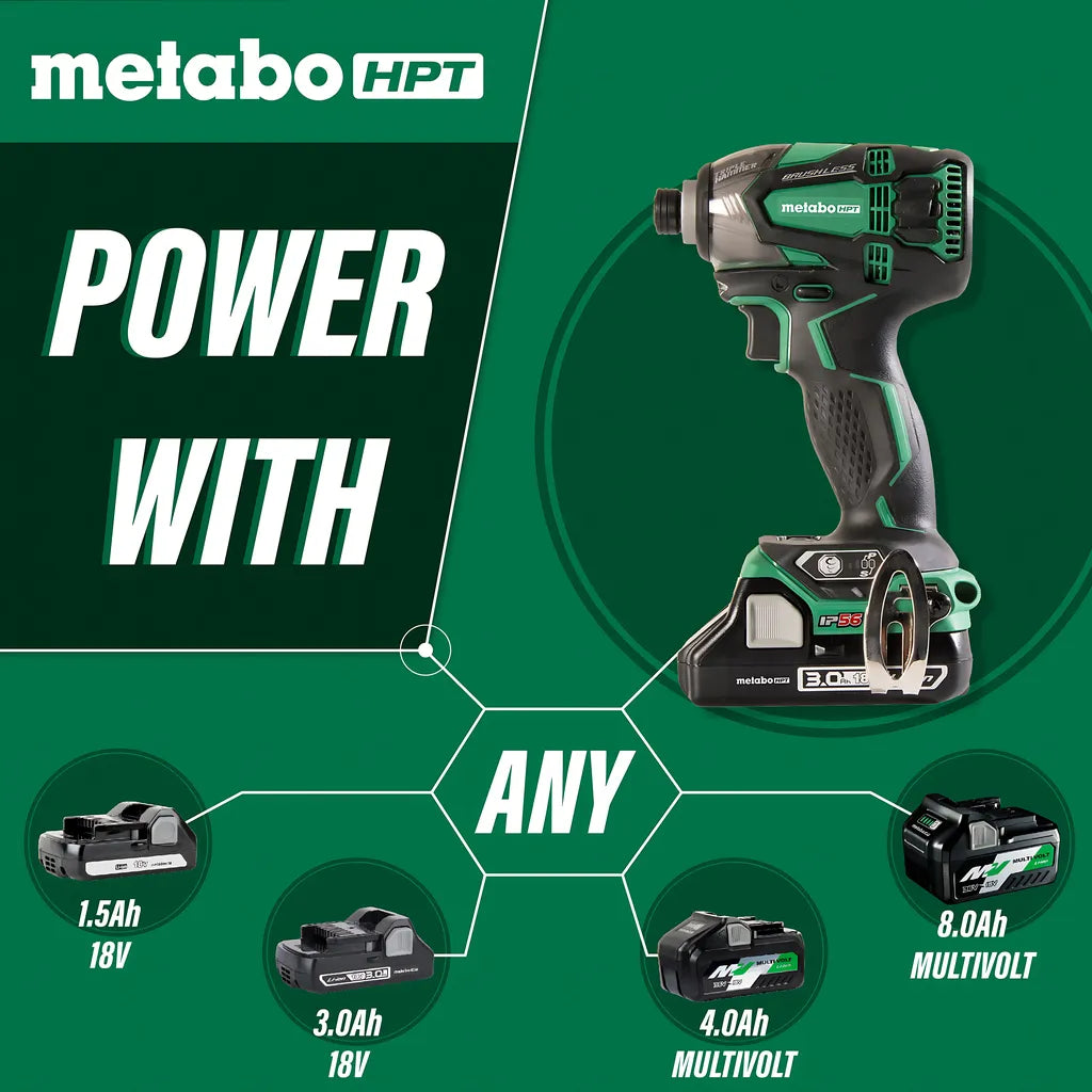 18V Brushless Li-Ion Triple Hammer Impact Driver-WH18DBDL2M-1245