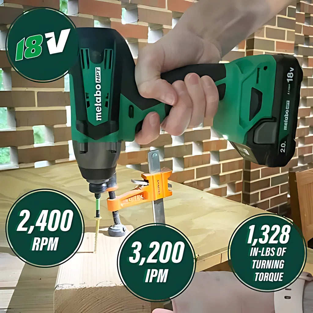 18V Cordless Brushed Impact Driver Kit-WH18DFX-914