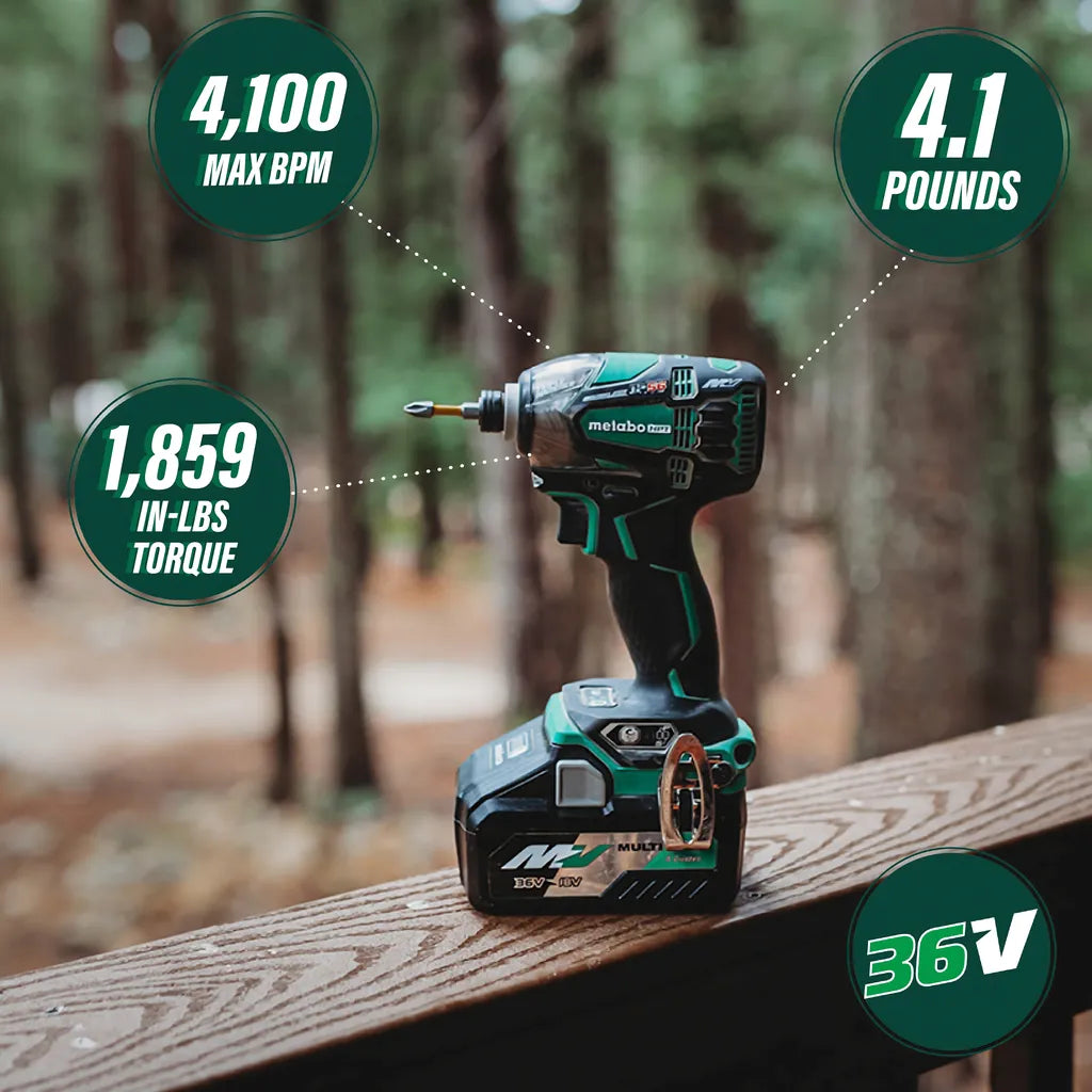 36V Multivolt Triple Hammer Impact Driver | Wh36Dbm-WH36DBM-1274