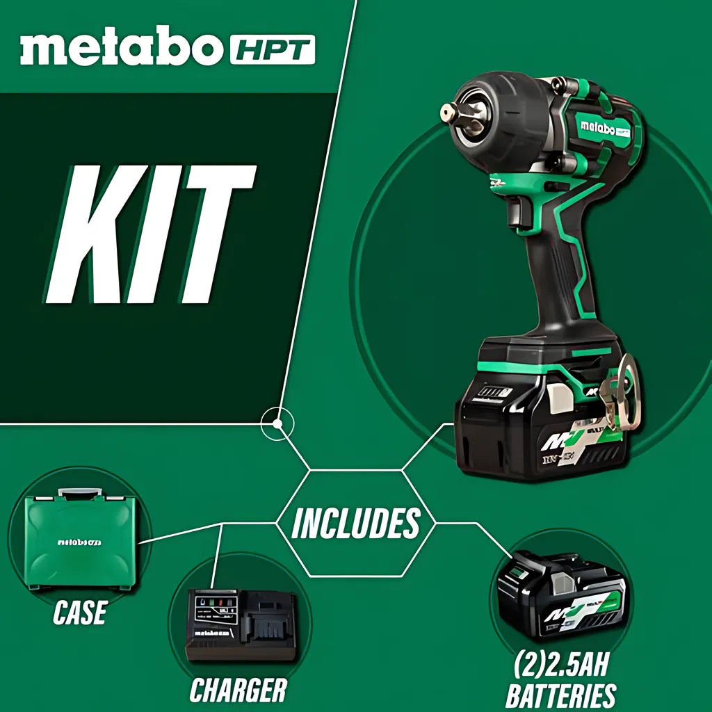 36V Multivolt 1/2 Inch Mid-Torque Impact Wrench-WR36DEM-358