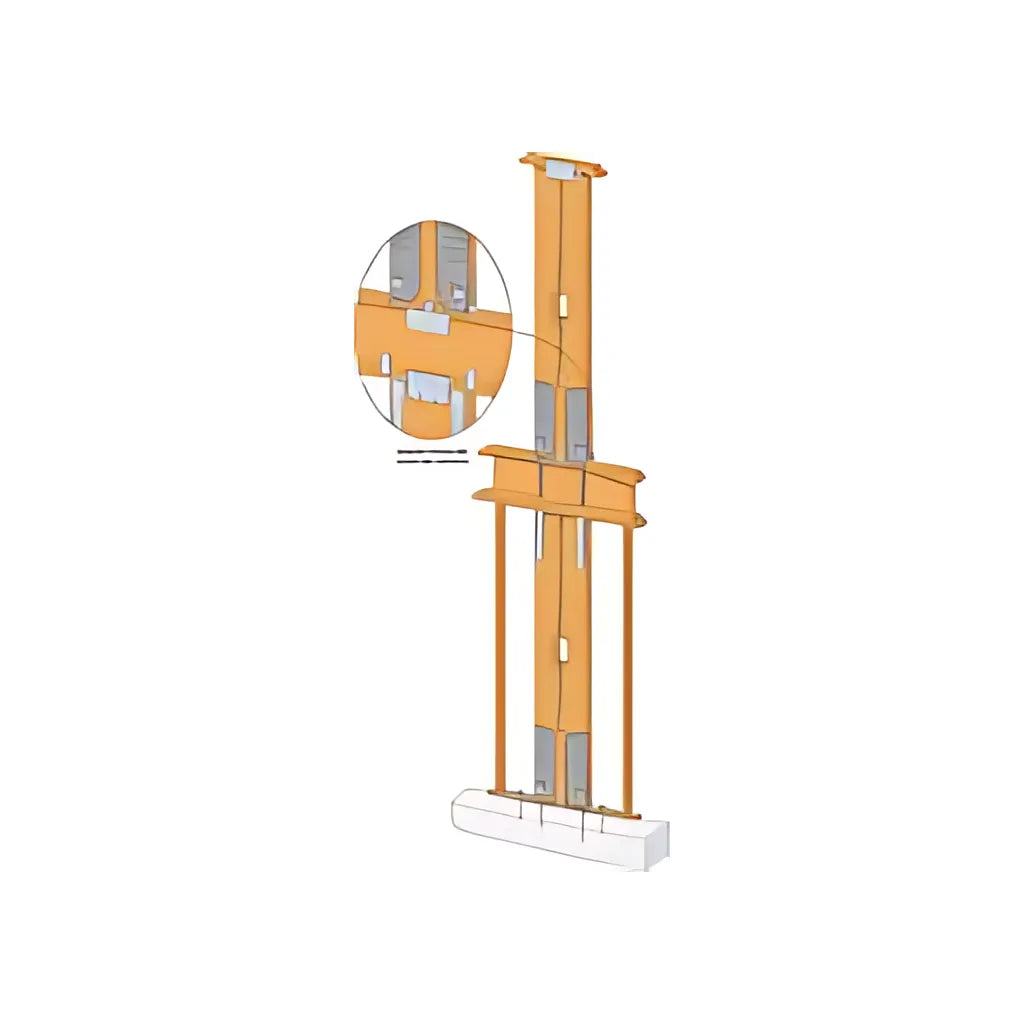 Two-Story Stacked Connection Kit For 24-In. Strong-Wall® High-Strength Wood Shearwall-WSWH-TSS24KT-SP2103-2316