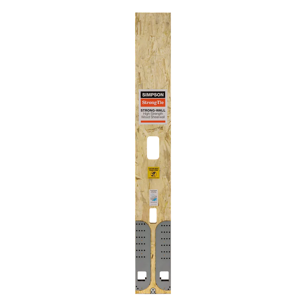 Nominal 12-In. X 96-In. Strong-Wall® High-Strength Wood Shearwall-WSWH12X8-SP7608-8118