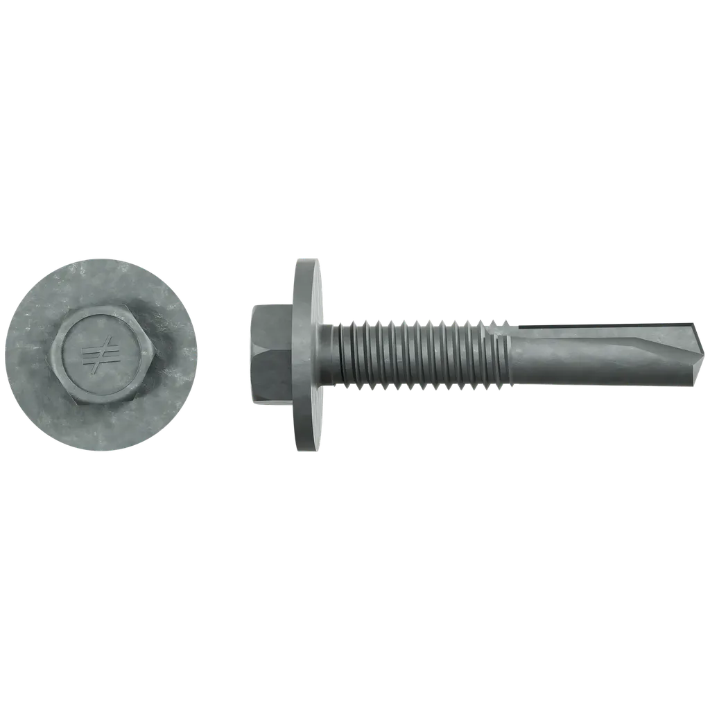 Strong-Drive® Xl Large-Head Metal Screw (Collated) - #12 X 1-1/4 In. 5/16 Hex (1000-Qty)-XLQ114T1224-SP3867-4176