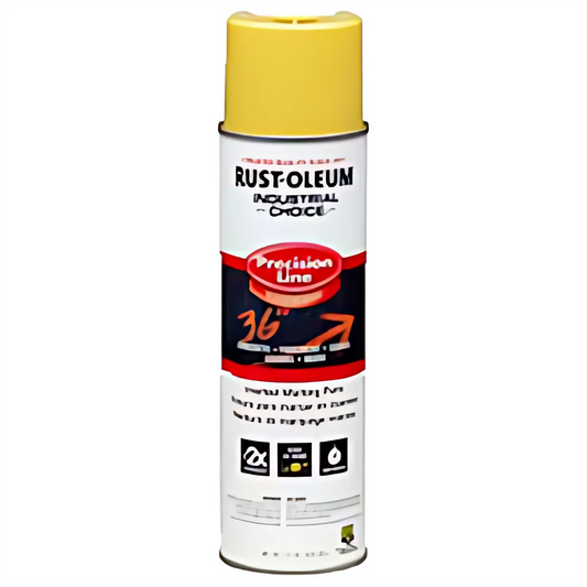 Rustoleum Upside-Down, Solvent Based Marking Paint - Yellow. Used For Concrete, Pavement, Grass, Gravel And More.-YELLOW-PAINT-29