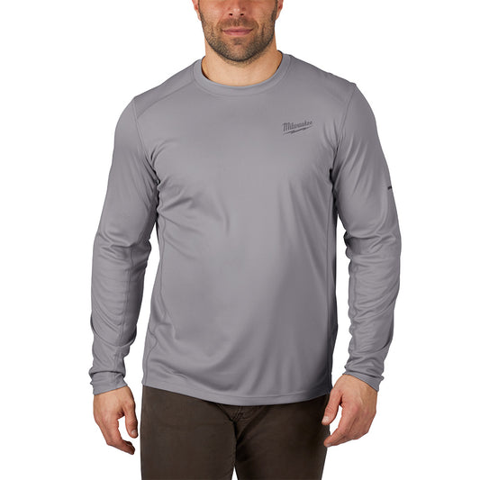 WORKSKIN™ Lightweight Performance Shirt - Long Sleeve - Gray M