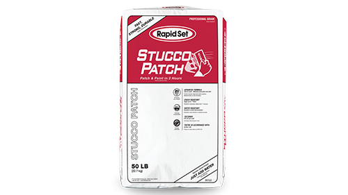 Rapid Set Stucco Patch Bag