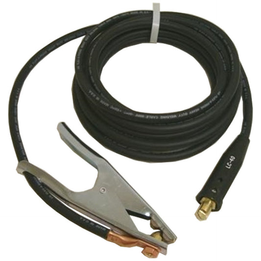 Cable, 50' # 1/0 w/ground clamp