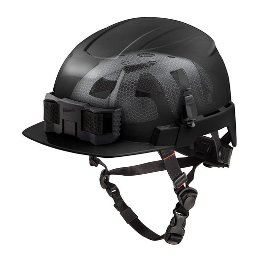 BOLT™ Black Front Brim Safety Helmet with IMPACT ARMOR™ Liner (USA) - Type 2, Class E
