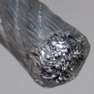 1/16-3/32 Clear Vinyl Coated Galvanized Aircraft Cable