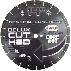 10" X .110 X 1" Delux-Cut High Speed Dry Segmented Blade With 20Mm Bushing With 20Mm Bushing