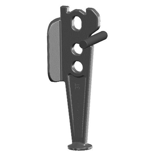 P92FEWDP FORGED ERECTION ANCHOR WITH SHEAR PLATE AND SECONDARY SHEAR PIN