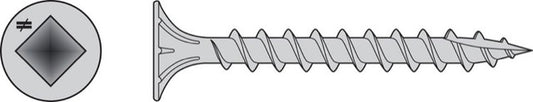 Fiber-Cement Screw - #8 x 2-1/4 in. #2 Square Wafer-Head, Type 316 (100-Qty)