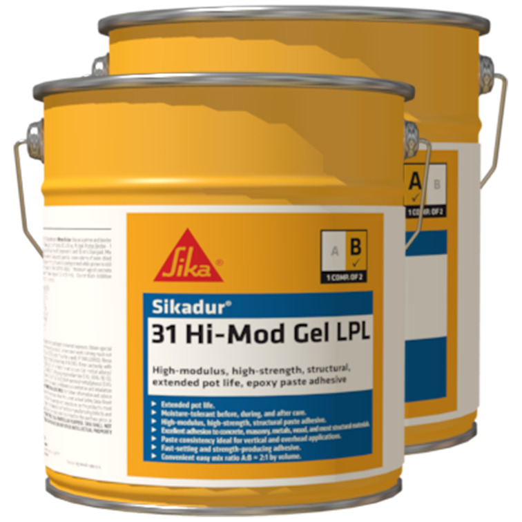 Sikadur 31, Hi-Mod Gel LPL - Long Pot Life epoxy paste adhesive