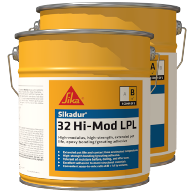 Sikadur 32, Hi-Mod LPL - High Modulus, high strength epoxy bonding agent with a Long Pot Life