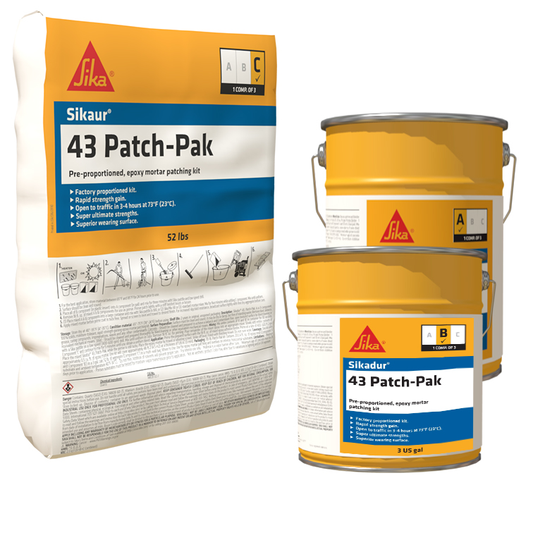 Sikadur 43, Patch-Pak - Pre-proportioned, epoxy mortar patching kit