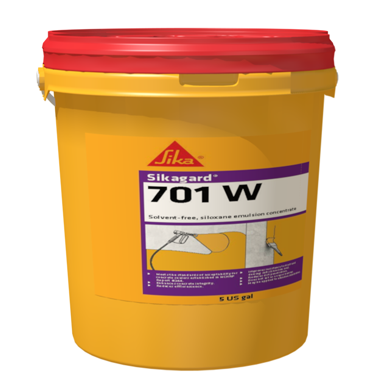 Sikagard 701W - 1-component, solvent-free, concentrated, clear, chloride repellent penetrating sealer