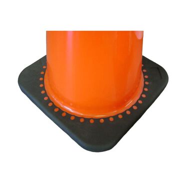 Vizcon PVC Cone, 28inch Wide Body No Reflective Collars, 7 lbs Fluorescent Orange