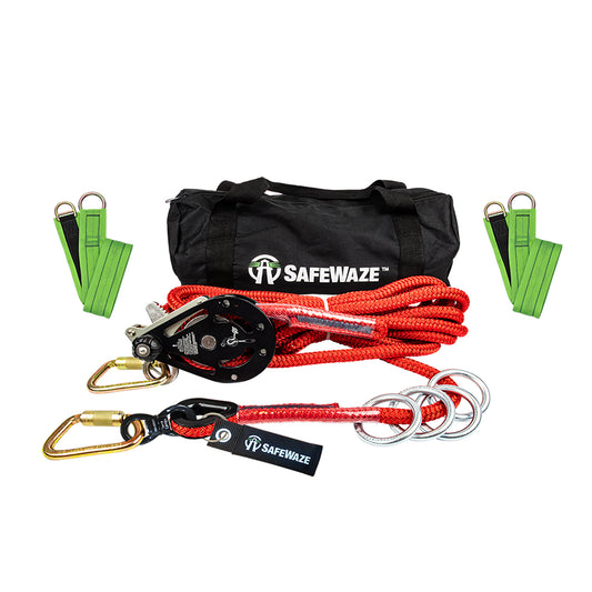 100' 4-Person Rope HLL: Cross Arm Straps