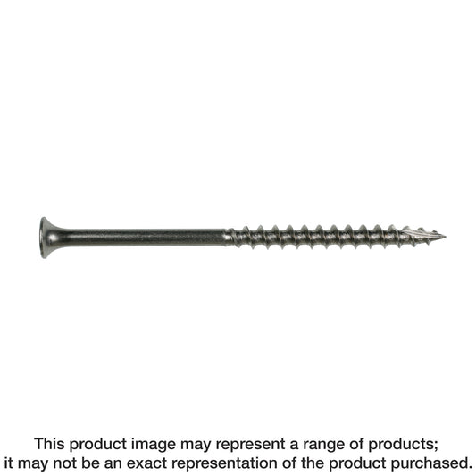 Bugle-Head Wood Screw, 6-Lobe Drive - #10 x 2-1/2 in. T-25, Type 316 (2000-Qty)