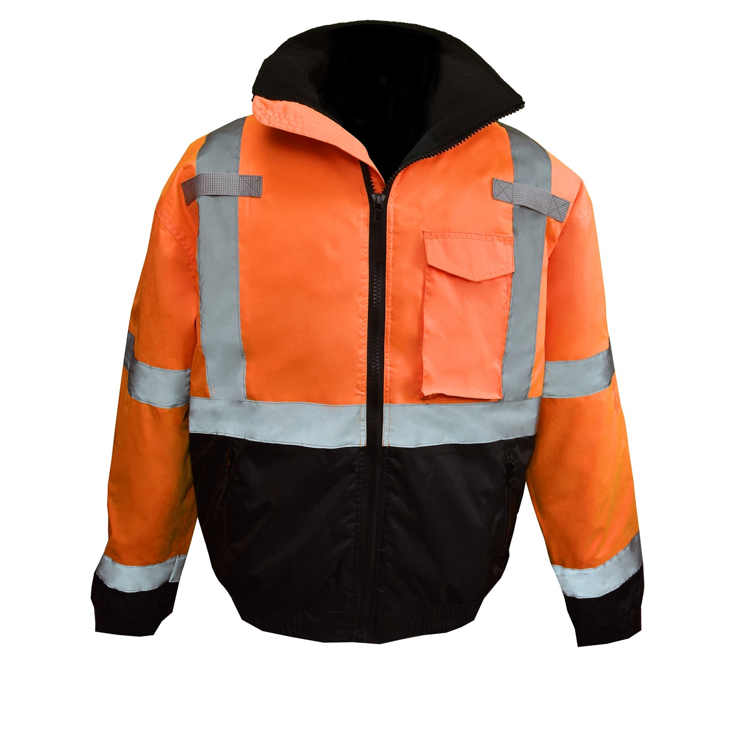 Radians SJ11QB Class3 High Visibility Weatherproof Bomber Jacket with Quilted Built-in Liner