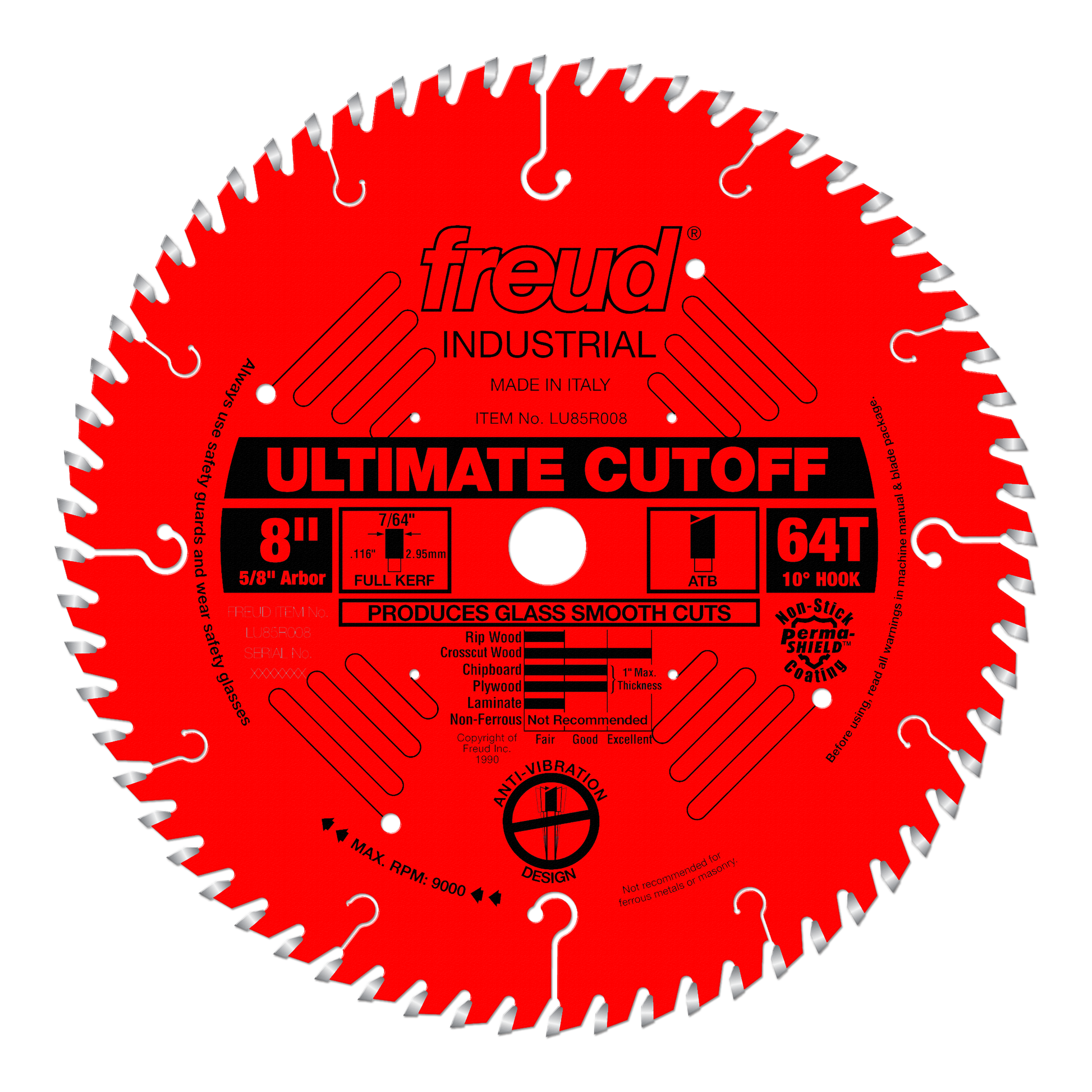 8" Ultimate High Production Cut-Off Saw Blade