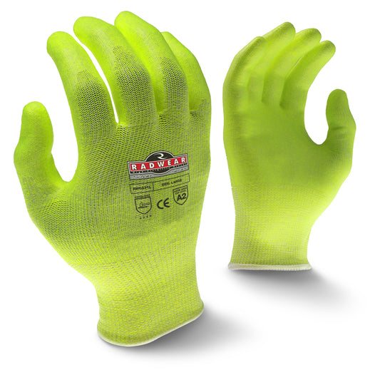 Radians RWG531 Radwear® Silver Series Cut Protection Level A2 High Visibility Grip Glove