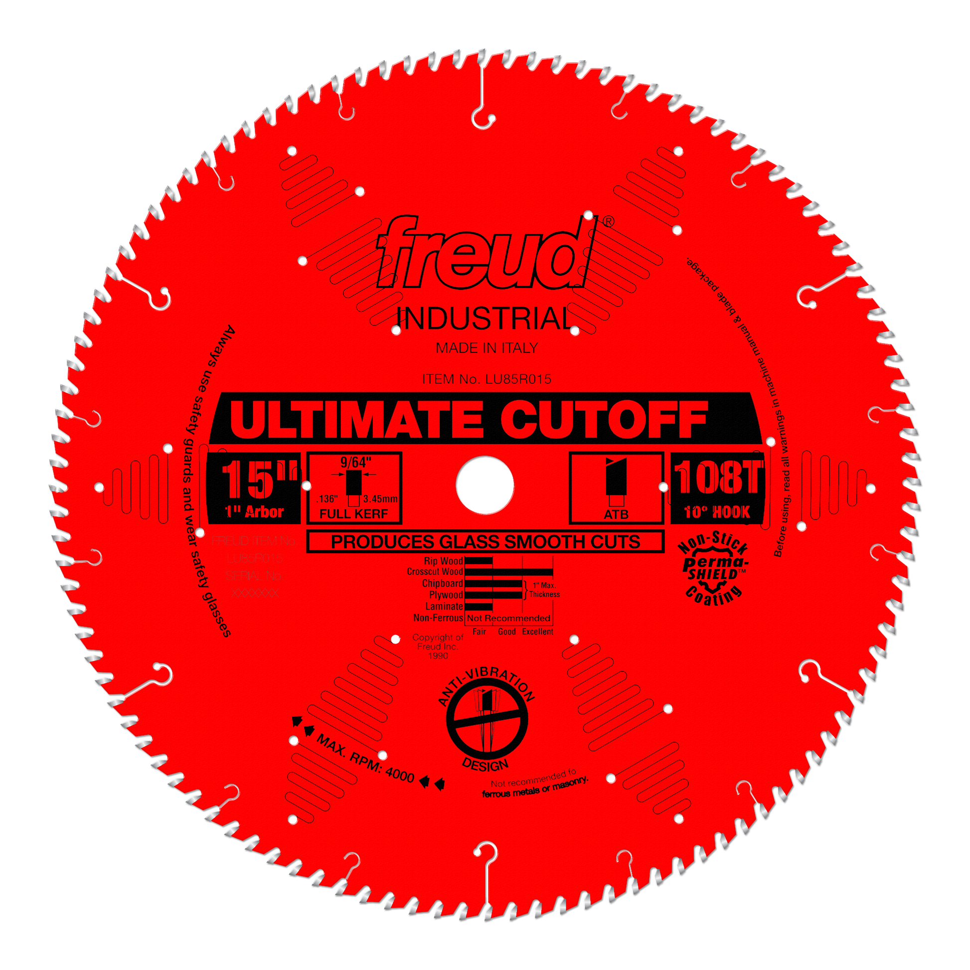 15" Ultimate High Production Cut-Off Saw Blade
