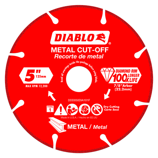 5 in. Diamond Metal Cut-Off Blade