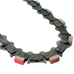 The ICS #525345 ProFORCE-25 is the 40 segment diamond chain. Used with a 25 inch Guide Bar on a Hydraulic Saws.