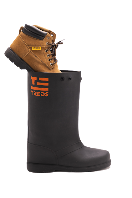 TREDS 17” Rubber Concrete Boot, Overboot