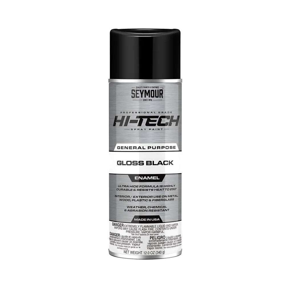 Hi-Tech Enamel Gloss Black 16 Oz Can-0000160115-591