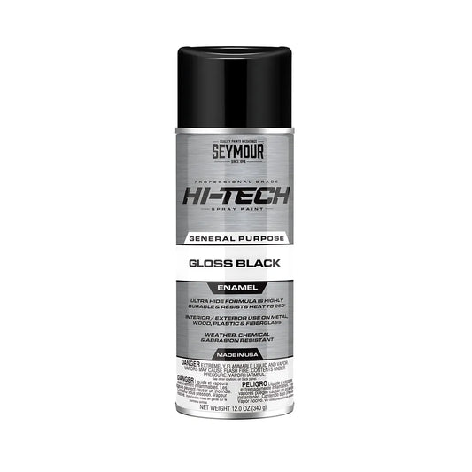 Hi-Tech Enamel Gloss Black 16 Oz Can-0000160115-591